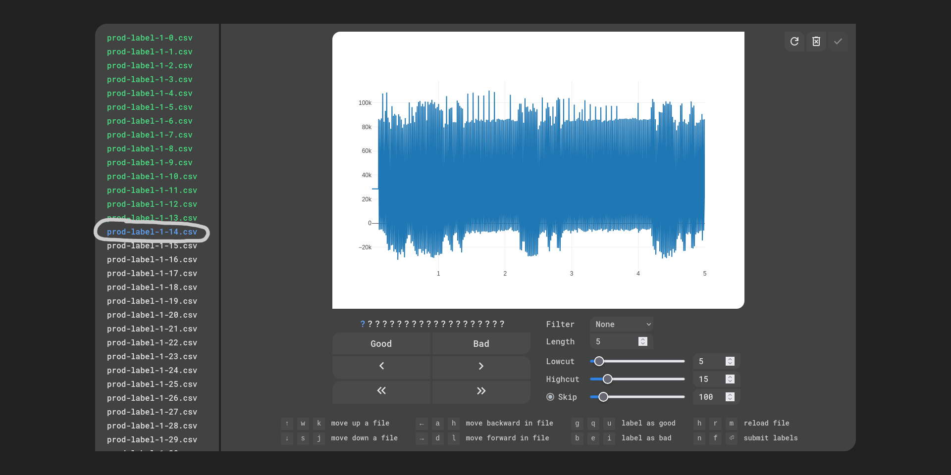EKG Labeler App